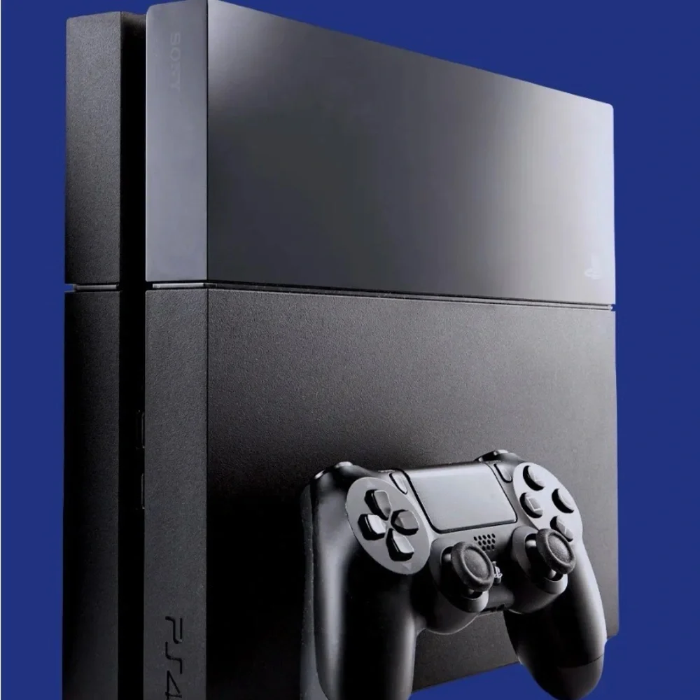 Sony Gaming Console - Sleek Black Design